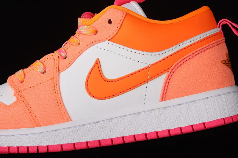 All categories Air Jordan Jordan series basketball shoes Air Jordan 1 Low Air Jordan 1 Low AJ1 Joe 1 apricot orange low-top cultural and leisure sports sneakers DJ0530-801